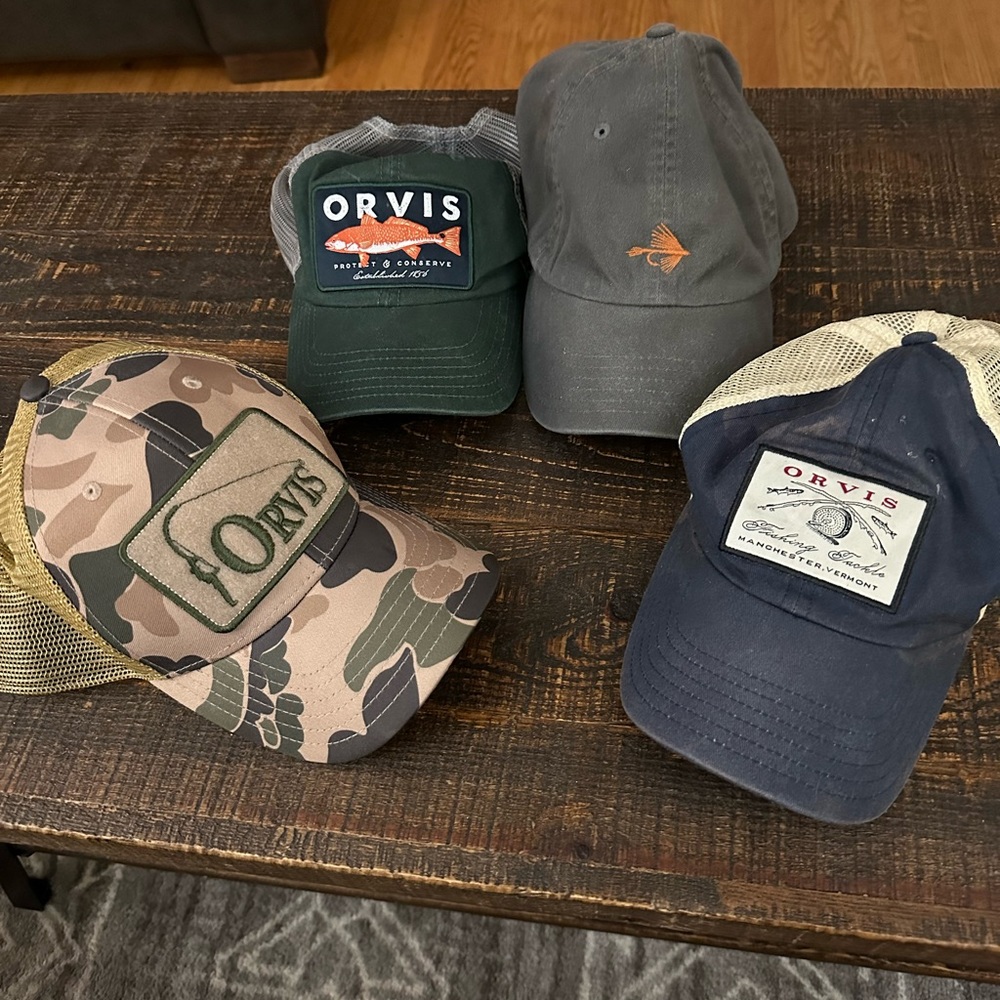 Orvis Hat Lot